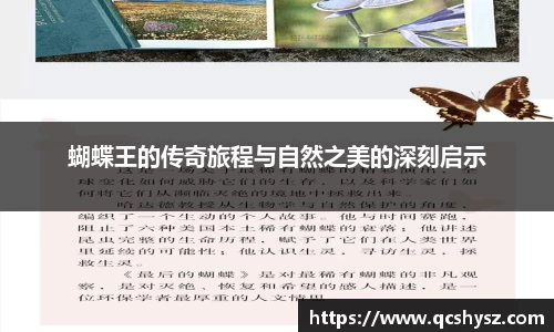 蝴蝶王的传奇旅程与自然之美的深刻启示